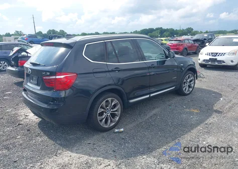 2016 BMW X3 xDrive28I z USA, uszkodzony, nr VIN 5UXWX9C52G0D93853